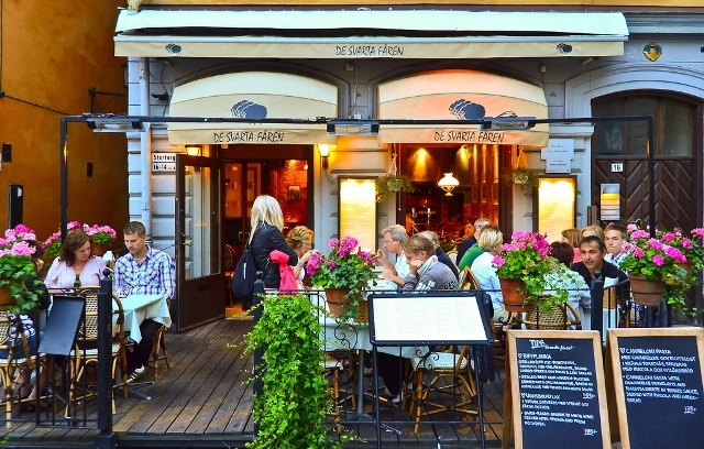 restaurant in the old town