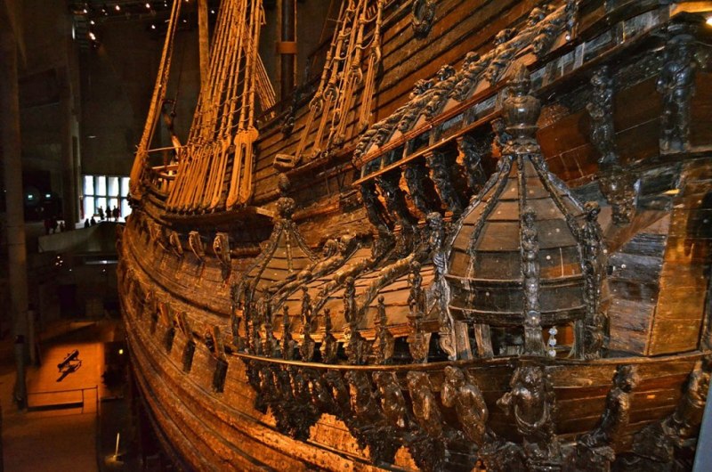 Decoration left side of the Vasa Decoration left side of the Vasa